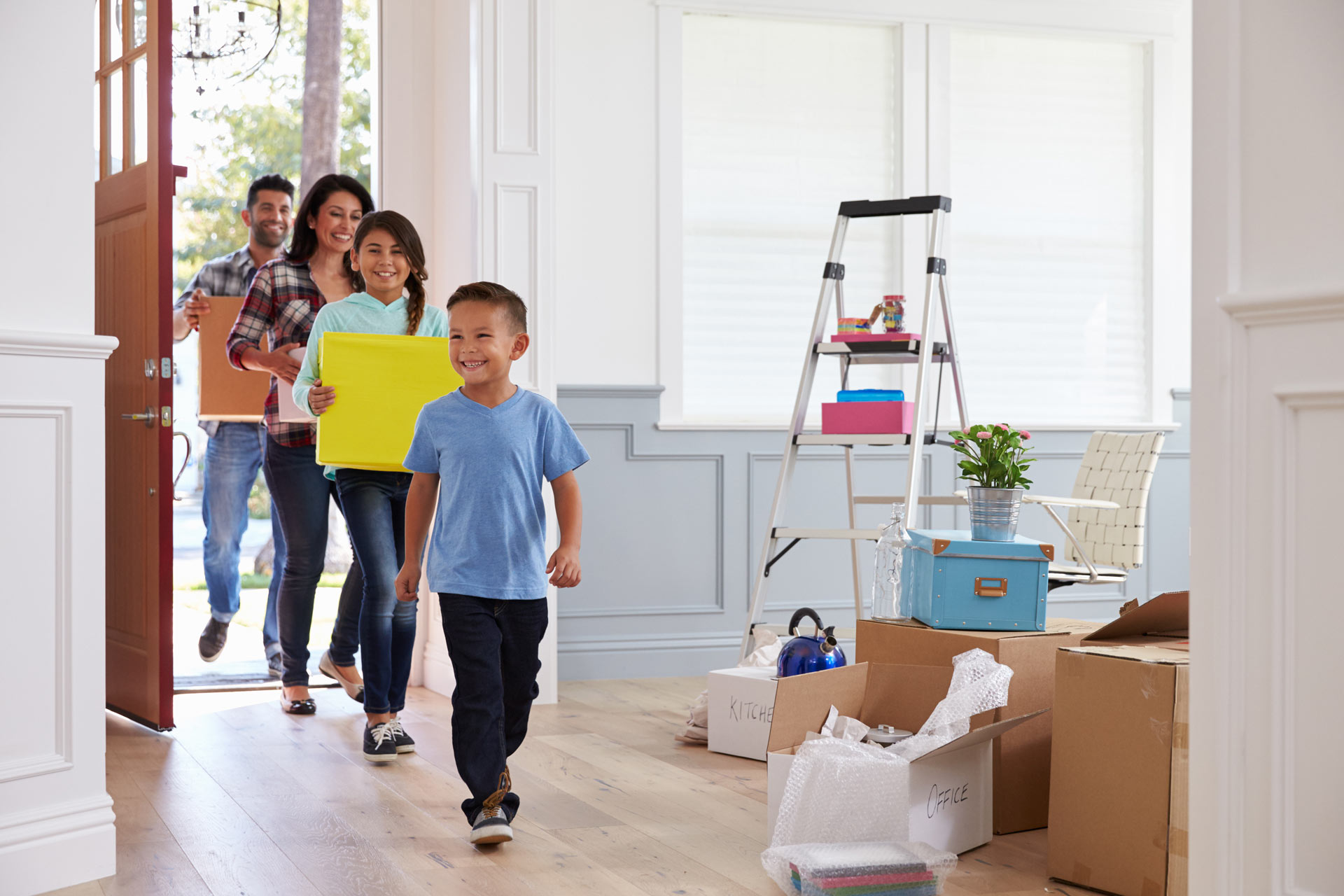 Credit Security Groups helps families buy new home.